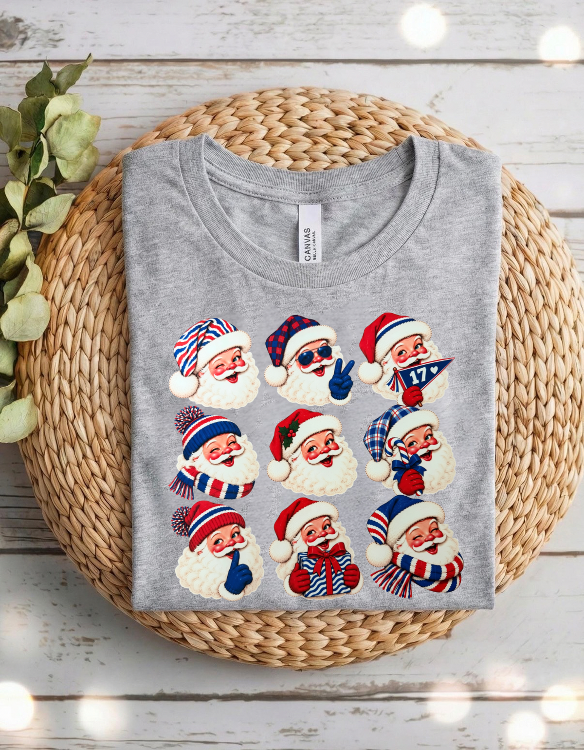 Buffalo Football Santa Shirt
