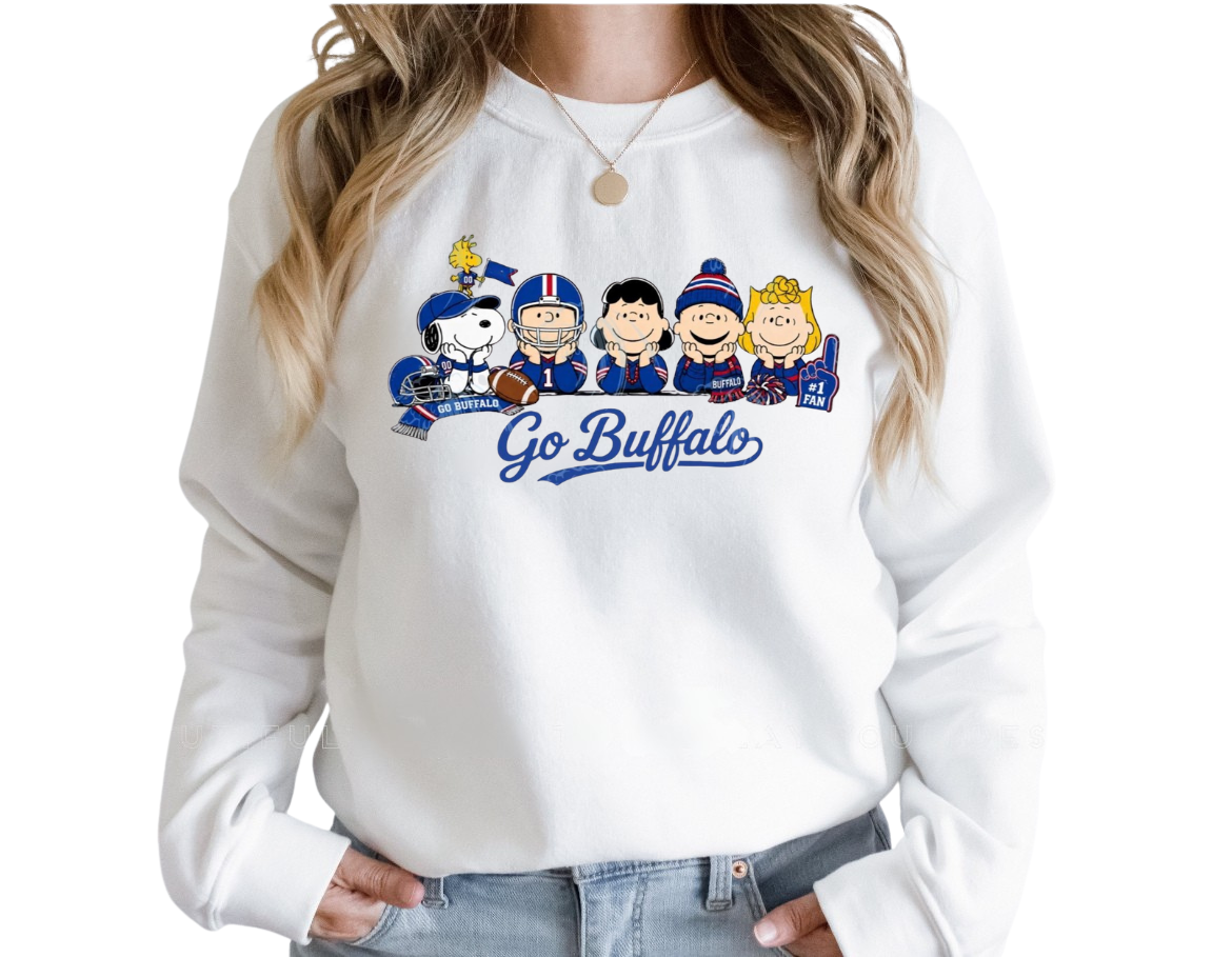 Peanuts Go Buffalo Shirt