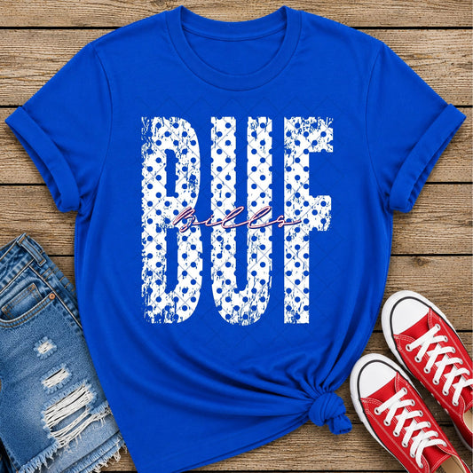 Distressed BUF Bills Shirt