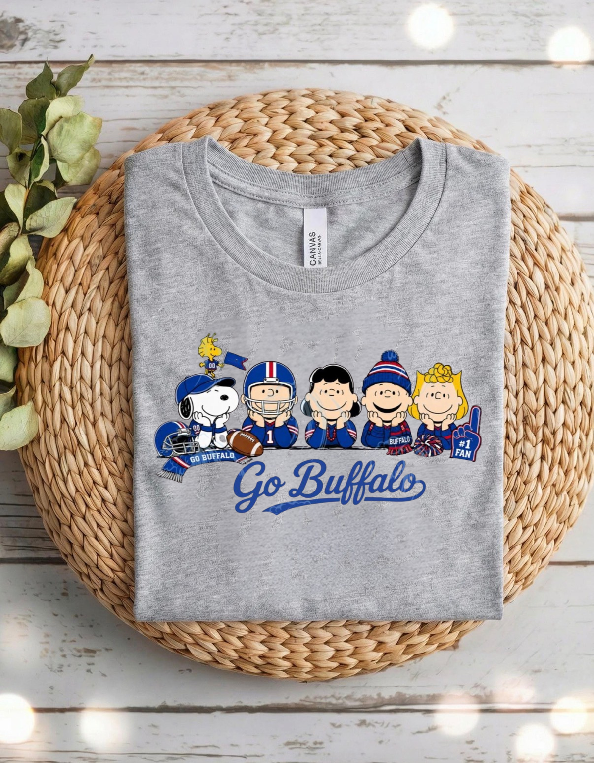 Peanuts Go Buffalo Shirt