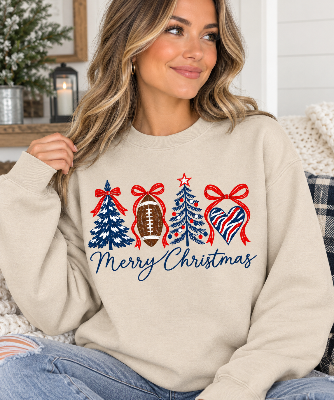 Buffalo Football Merry Christmas Shirt