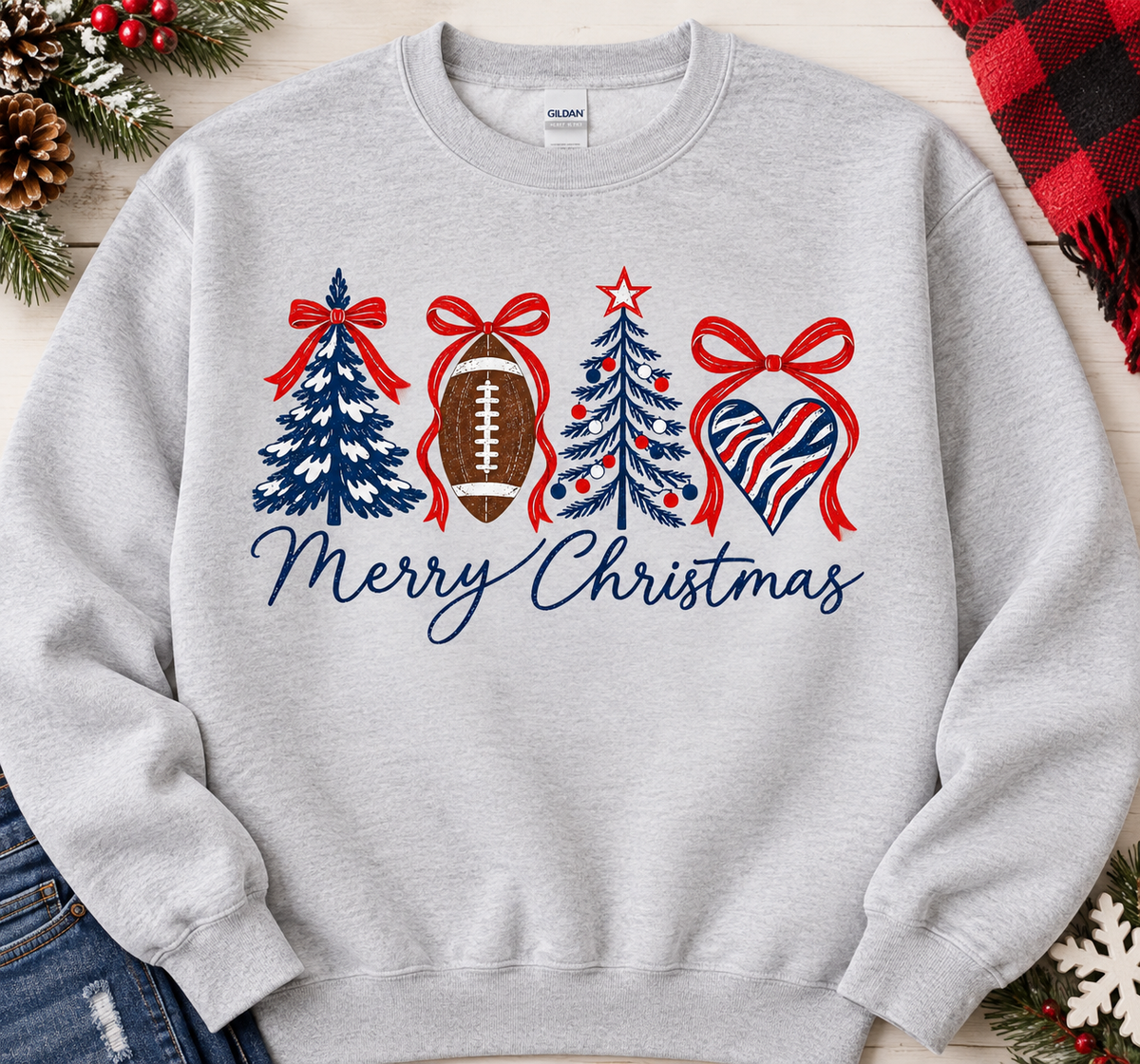 Buffalo Football Merry Christmas Shirt