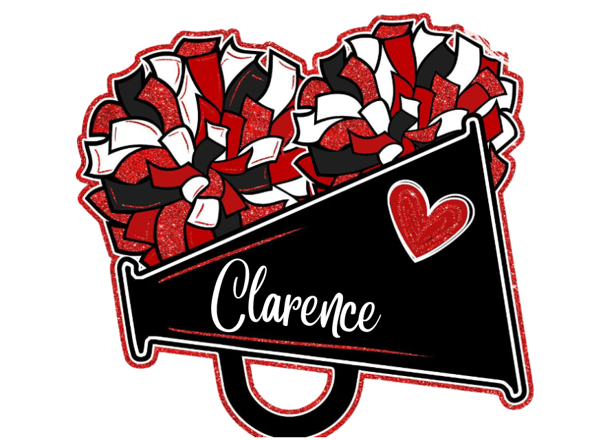 Faux Glitter Clarence Cheer Shirt