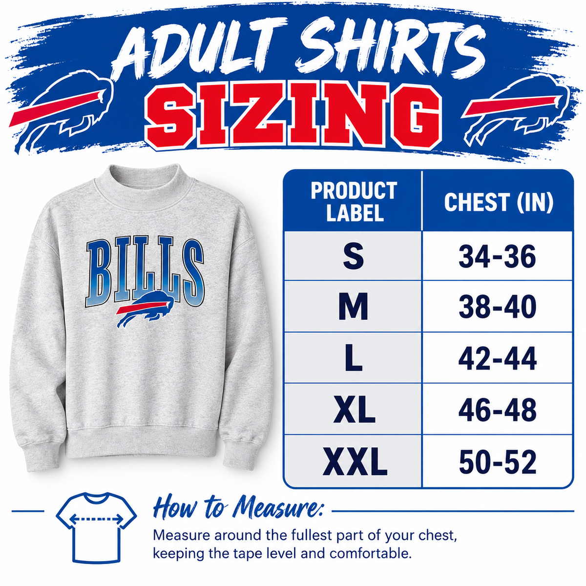Buffalo Bills Mock neck Sweatshirt